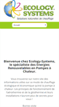 Mobile Screenshot of ecology-systems.com